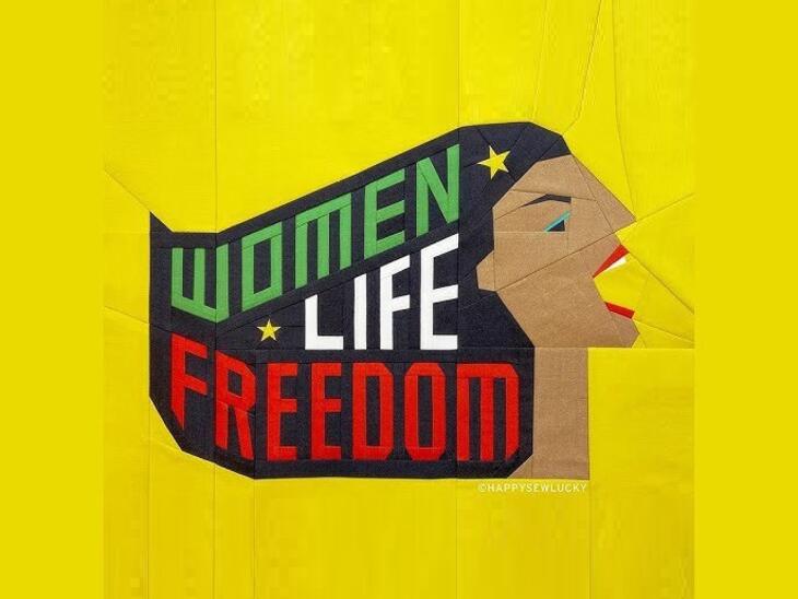 Woman, Life, Freedom | © Happy Sew Lucky