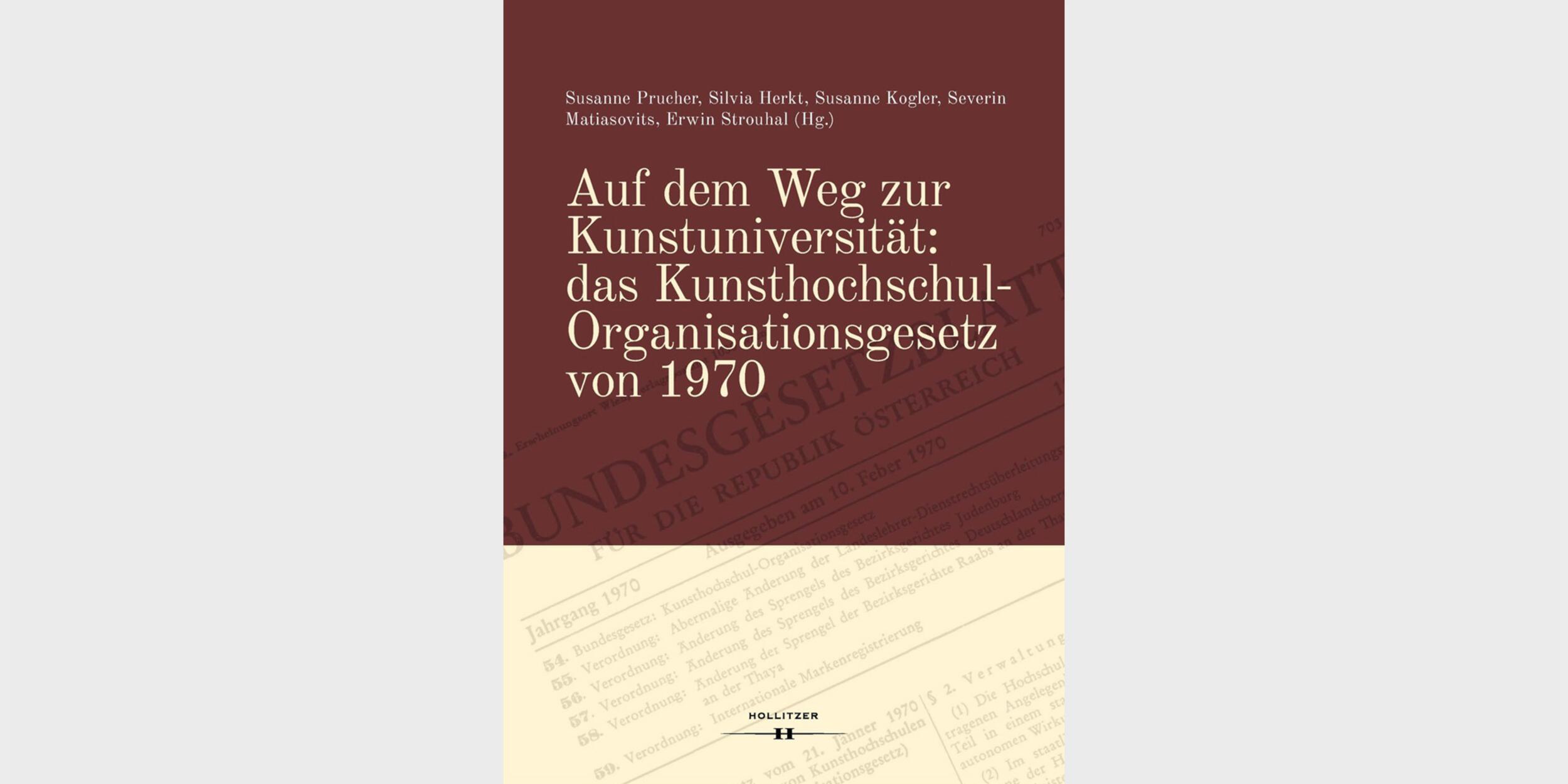 Cover: Auf dem Weg zur Kunstuniversität Cover: Auf dem Weg zur Kunstuniversität