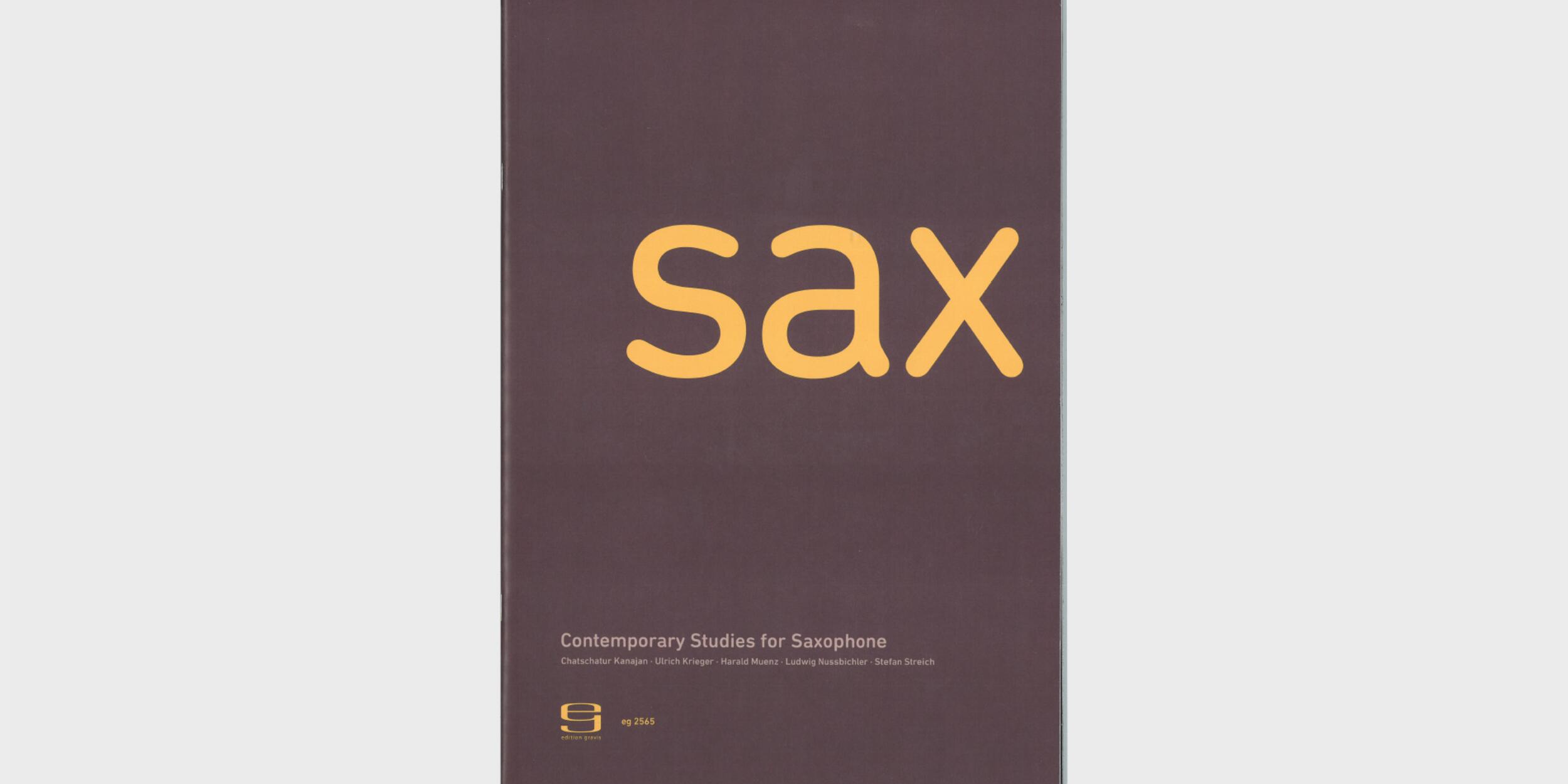 Contemporary Studies for Saxophone Contemporary Studies for Saxophone