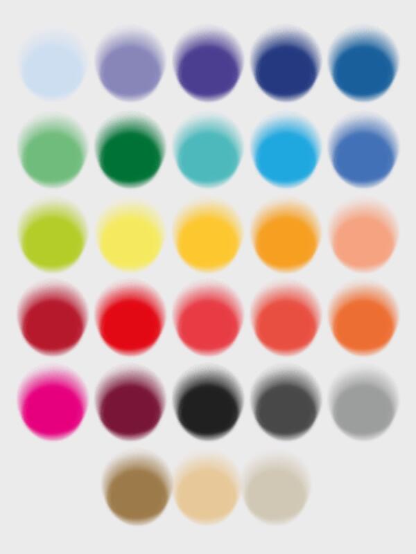 Viele verschwommene Punkte in verschiedenen Farben