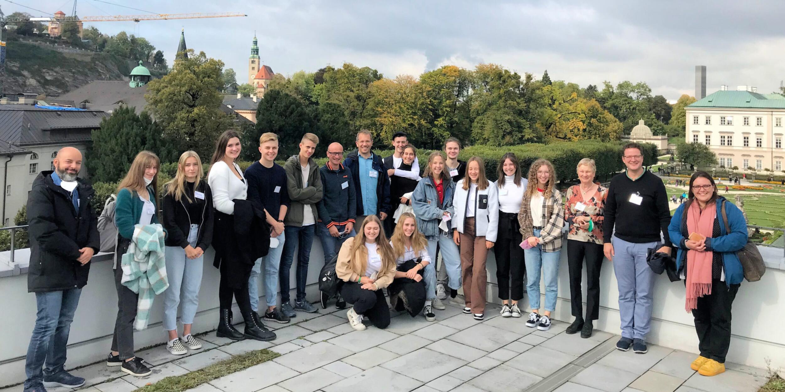 Gruppenfoto auf der Dachterrasse des Mozarteums | © Musikpädagogik Salzburg