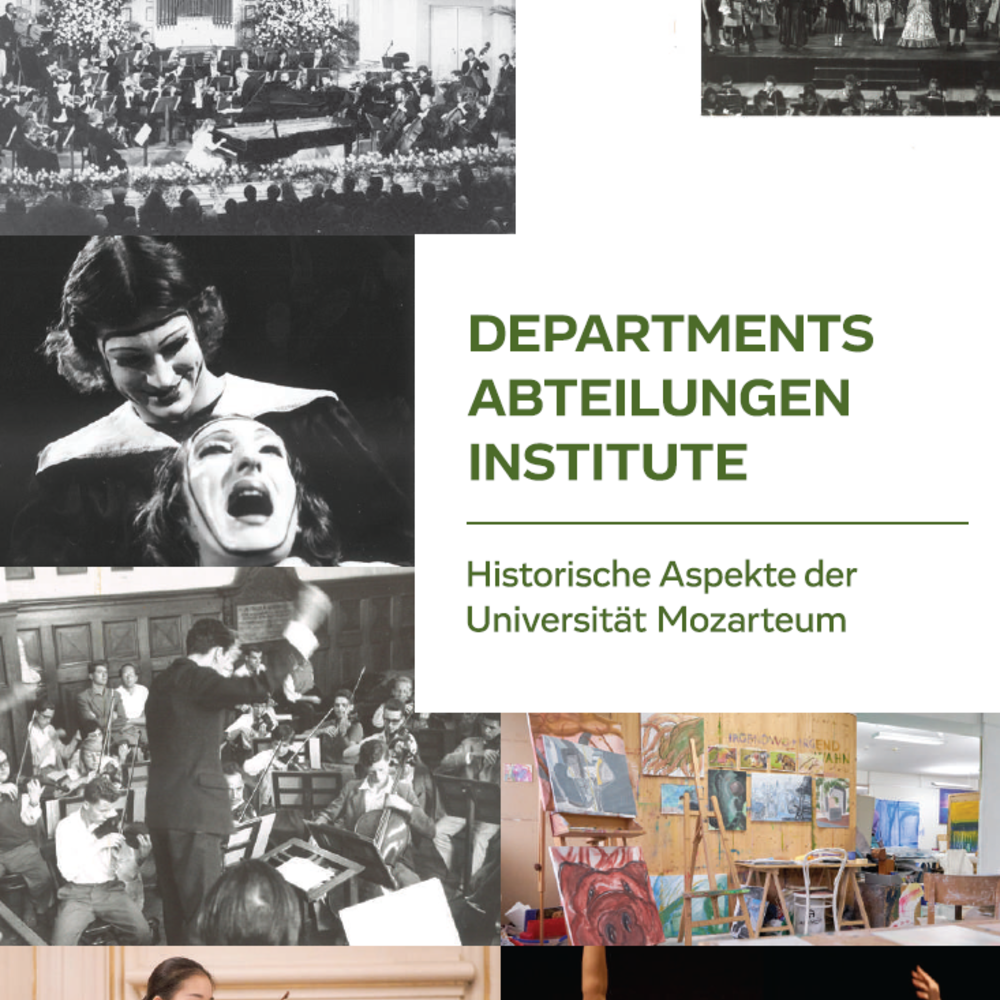 Cover: Departments, Abteilungen, Institute