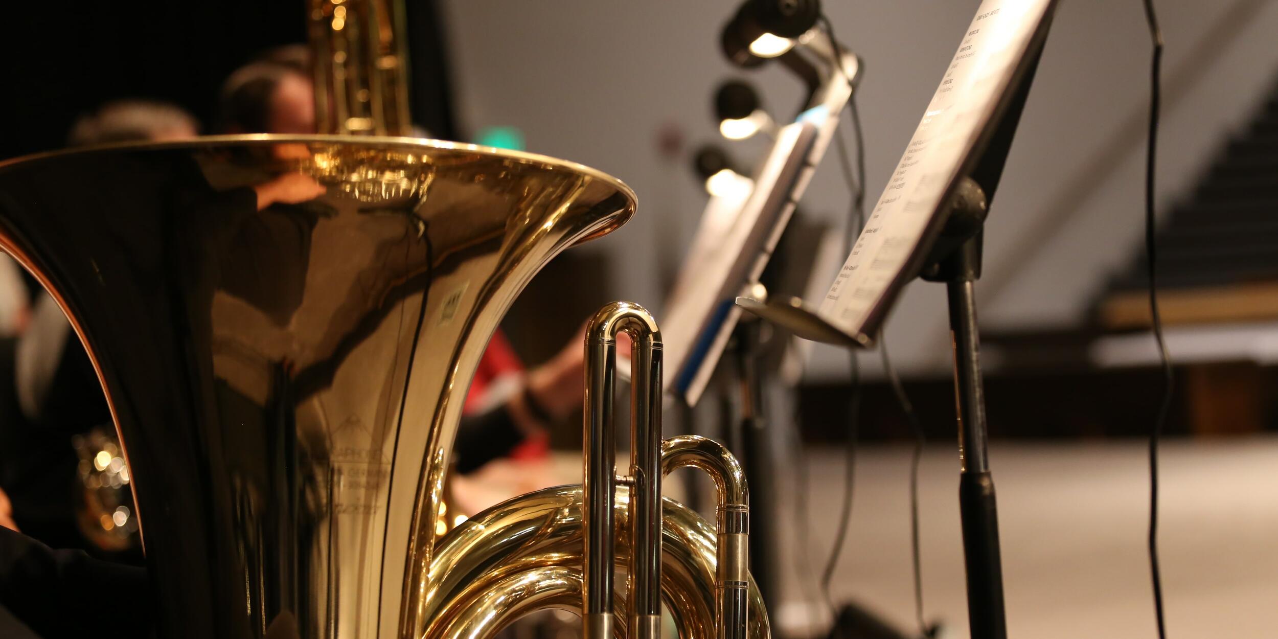 Tuba | © Brian Matangelo Detailbild einer Tuba | © Brian Matangelo
