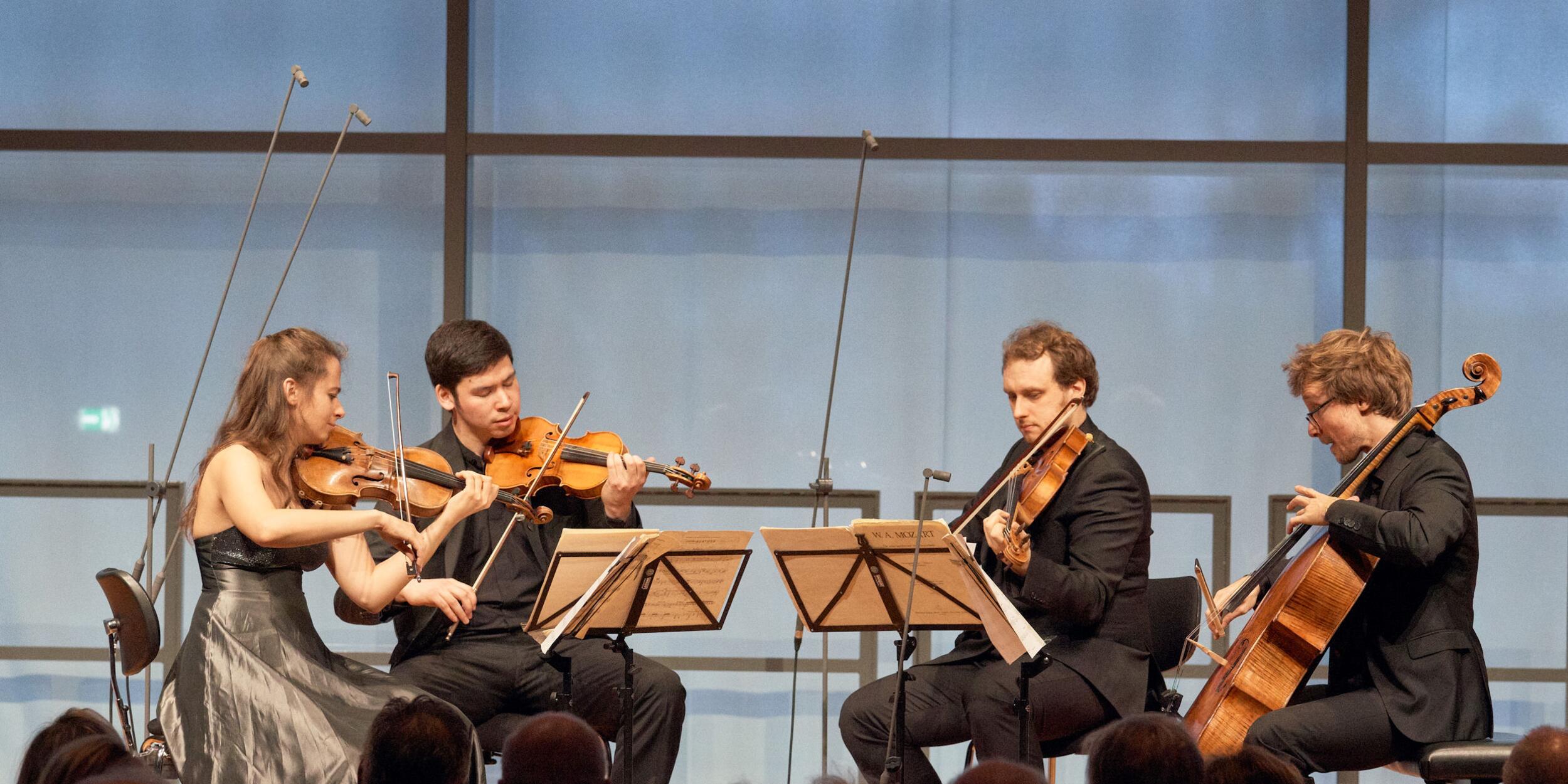 Internationaler Mozartwettbewerb 2023 | © Christian Schneider Eliot Quartett im Solitär | © Christian Schneider