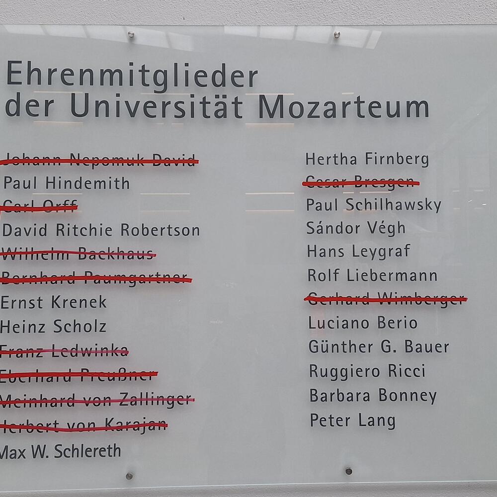 Künstlerische Intervention von Studierenden im Mai 2024 | © Yvonne Wasserlos