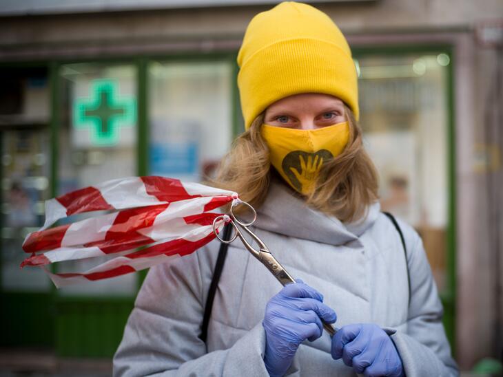 The Hero from Next Door (Budapest, in front of SZFE , 8th of February 2021) | © Lázár Todoroff