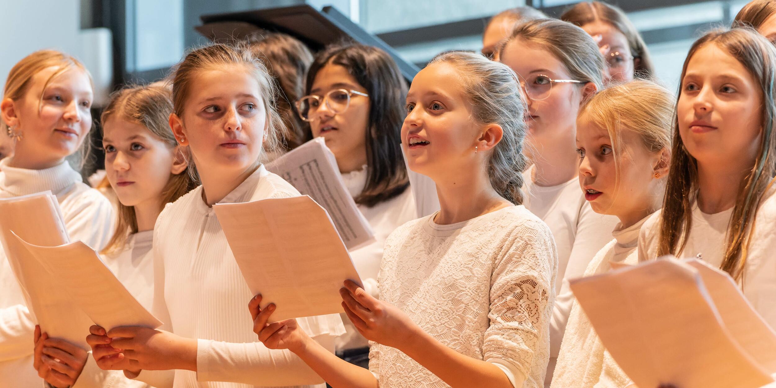 Weihnachtslieder Sing Along Konzert mit 150 Schüler*innen | © Christian Schneider