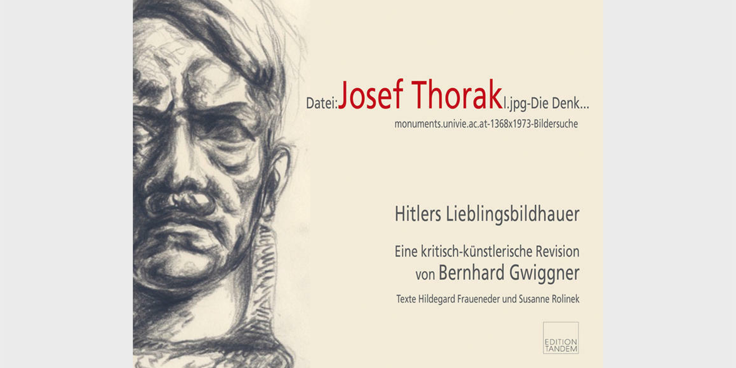 Cover "Josef Thorak"