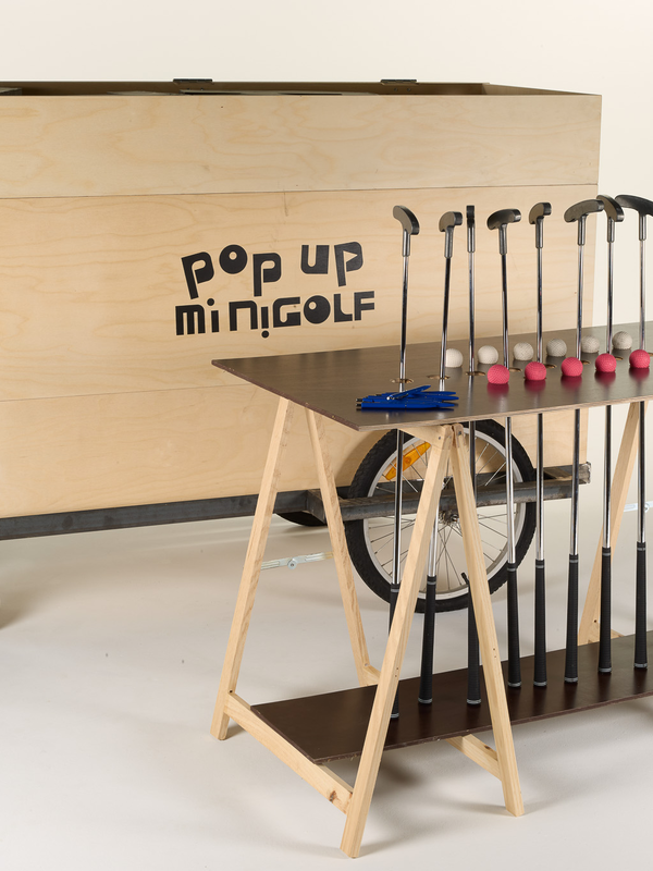 Pop-Up-Minigolf Pop-Up-Minigolf