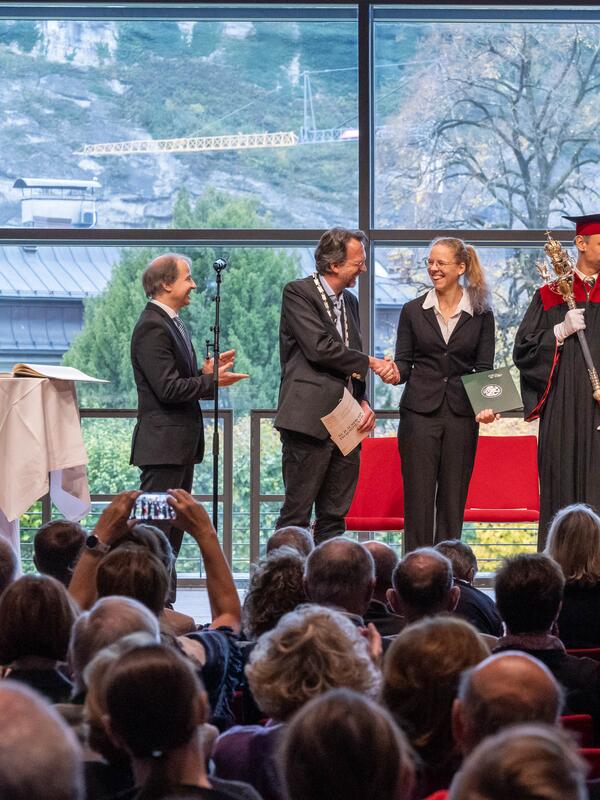 Promotion sub auspiciis von Elisabeth Eder & Ingrid Vukusic | © Christian Schneider